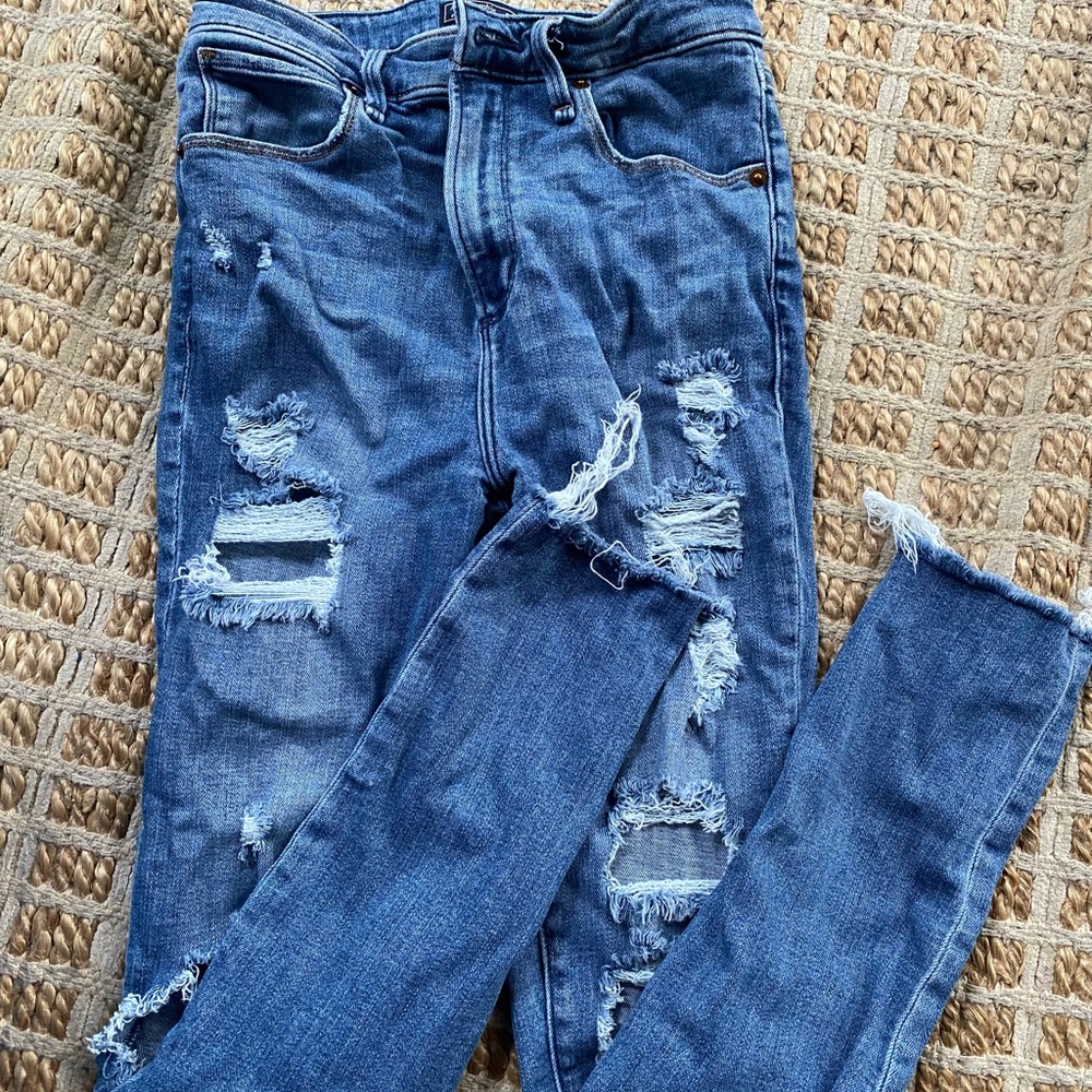abercrombie and fitch women’s size 2 jeans high waist